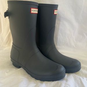 NEW Hunter navy blue adjustable boots